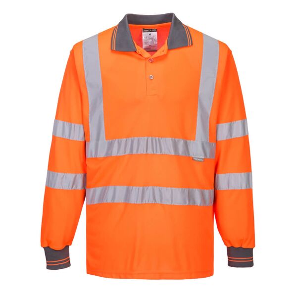 Hi-Vis Polo Shirt L/S Thumbnail